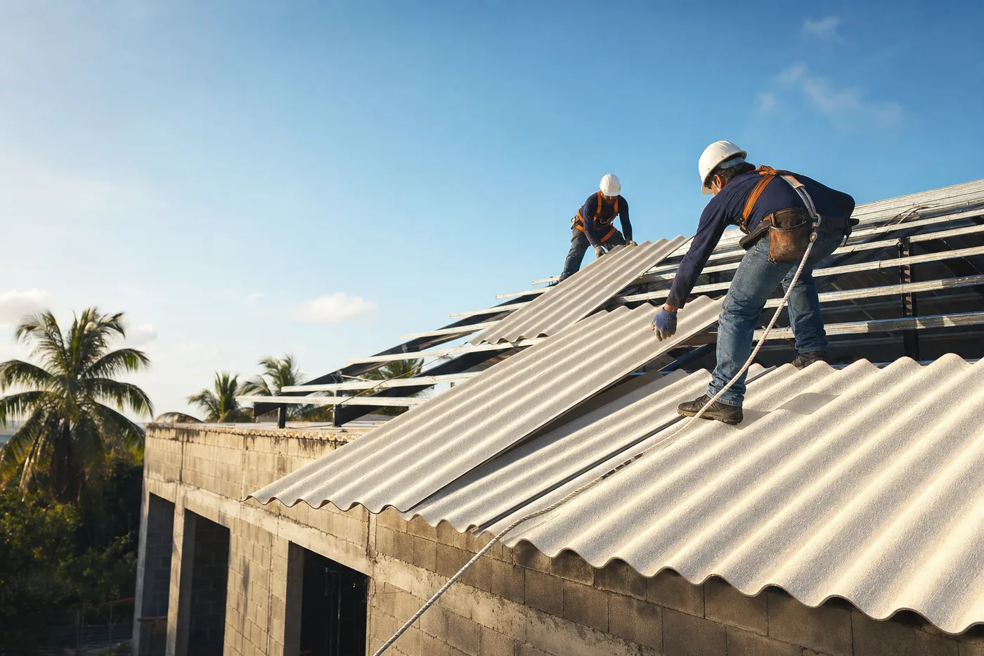 Techos frescos en Barranquilla: teja UPVC termoacústica y cómo calcular la cubierta