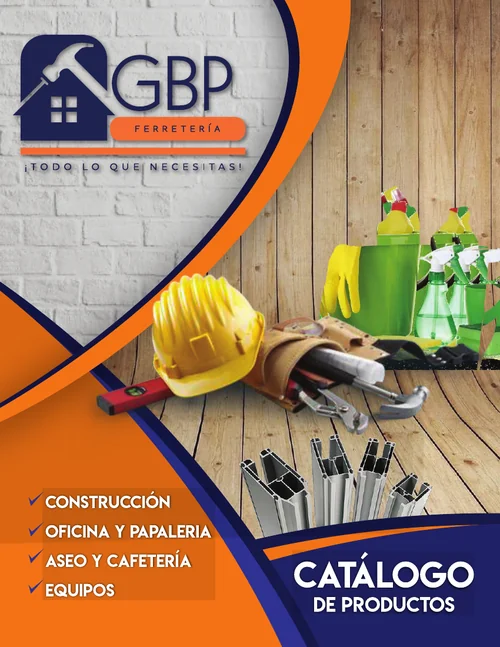 Portada del catálogo GBP Ferretería