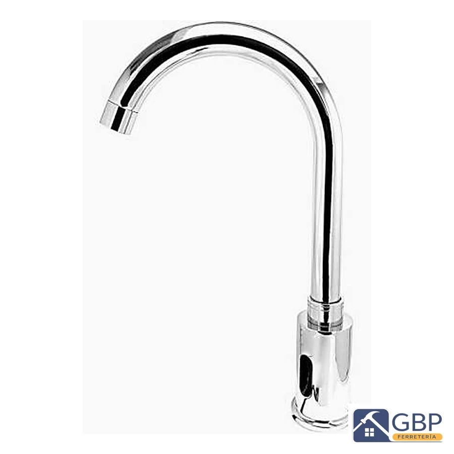 Grifería Eléctrica para Lavamanos con Sensor ON/OFF (Cuello Cisne Alto) - Genérico