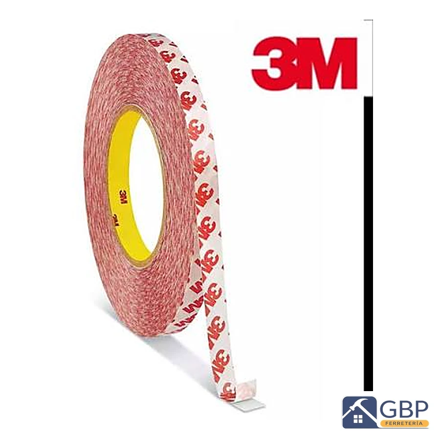Cinta Doble Faz Transparente 3M para Mantenimiento - 3M