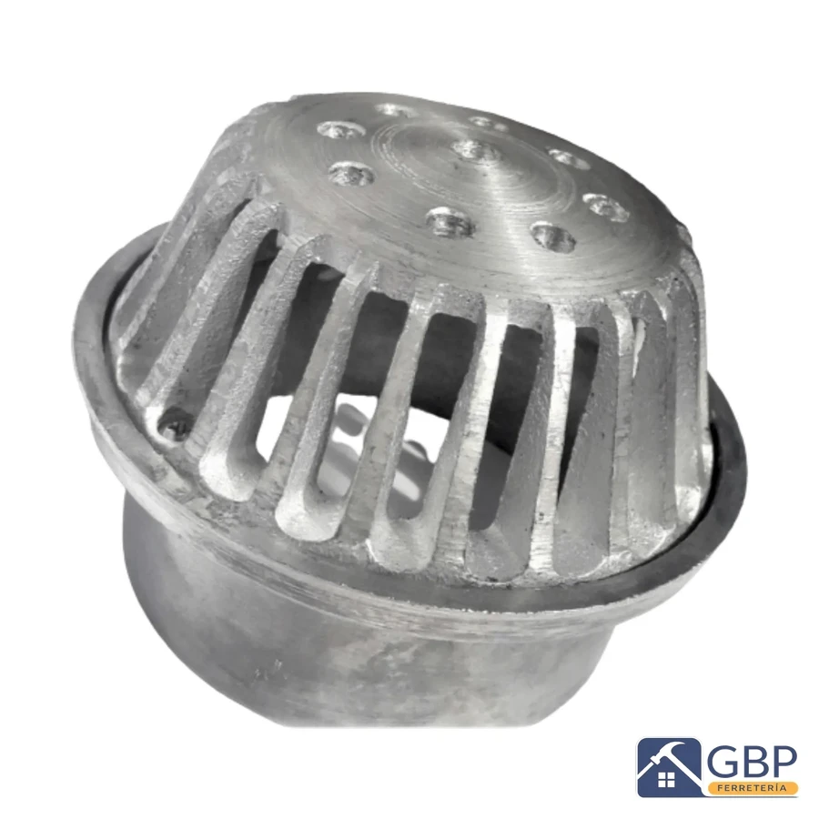 Rejilla Cúpula en Aluminio 5x4" - Genérico