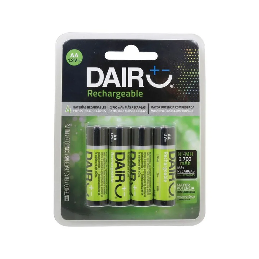 Batería Recargable AA 1,2 V - Genérico