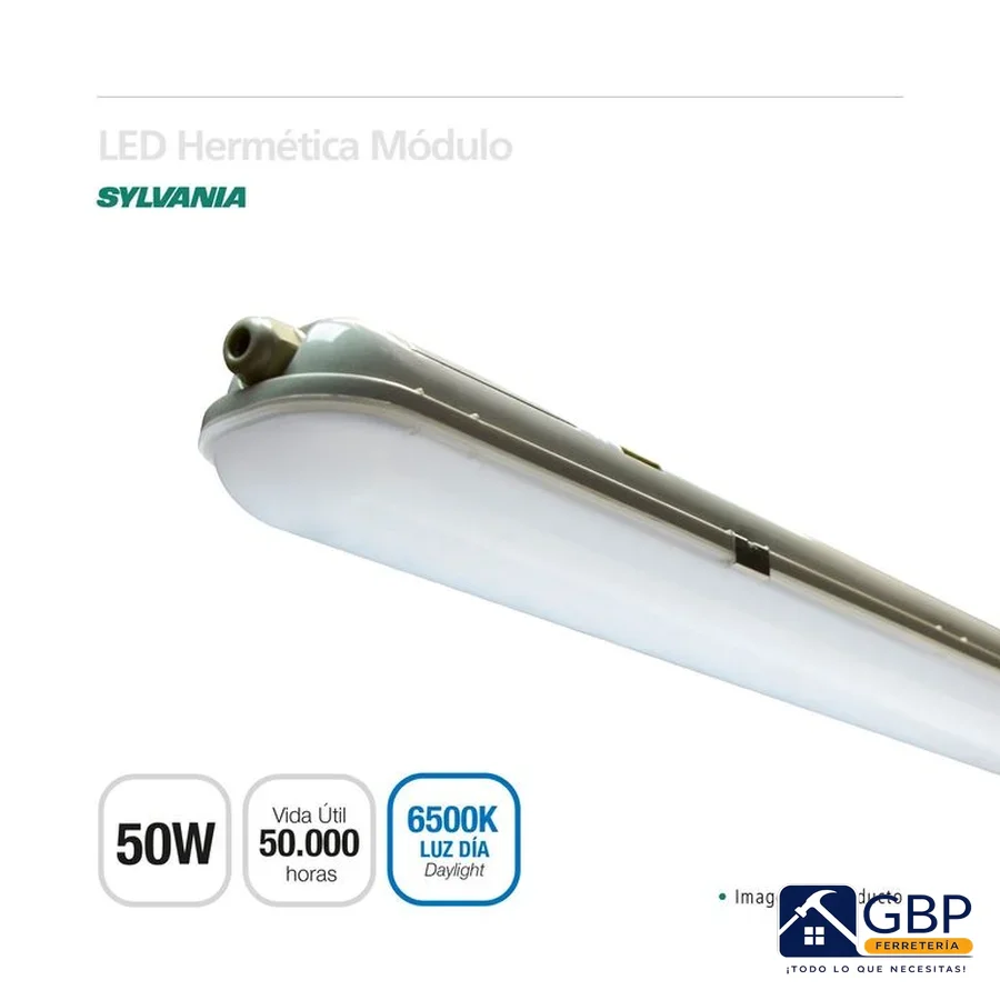 Lámpara Hermética LED Luz Blanca 2x18 W IP Sylvania - Sylvania