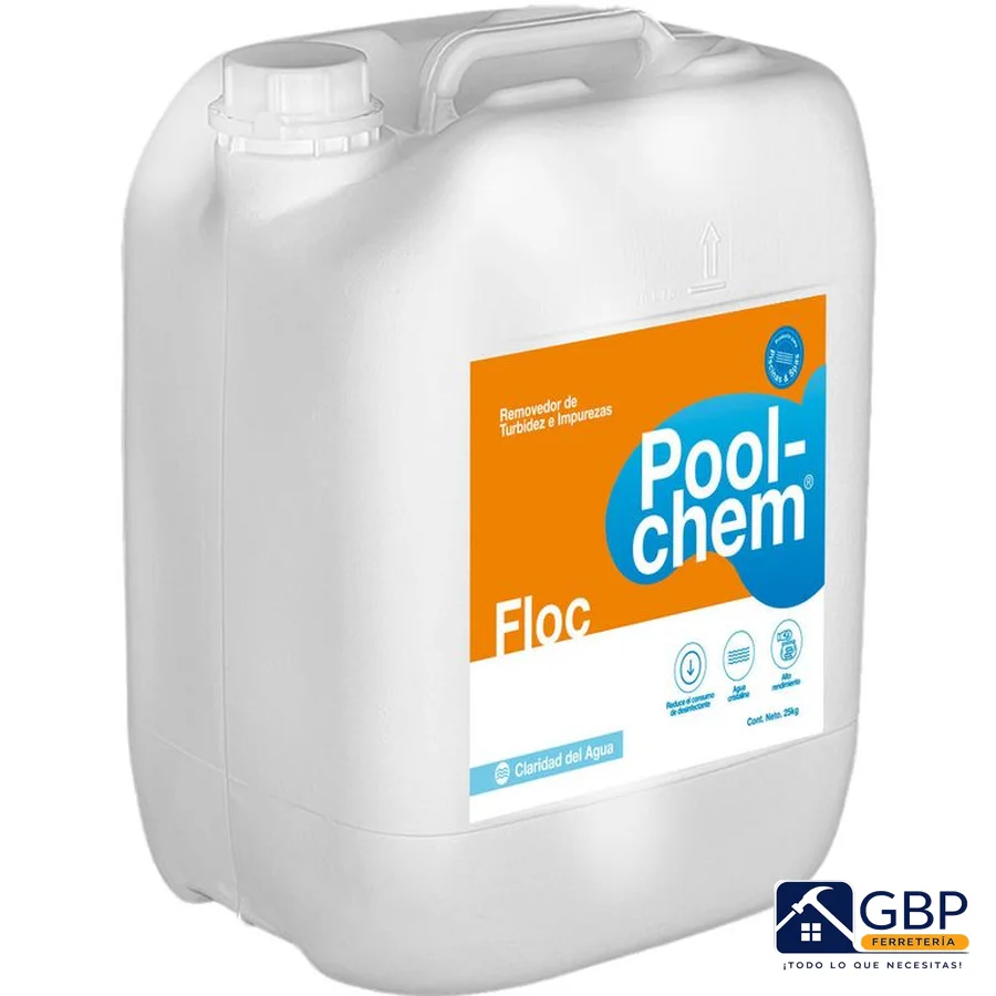Floc Clarificador x 5000 g Poolchem - Poolchem