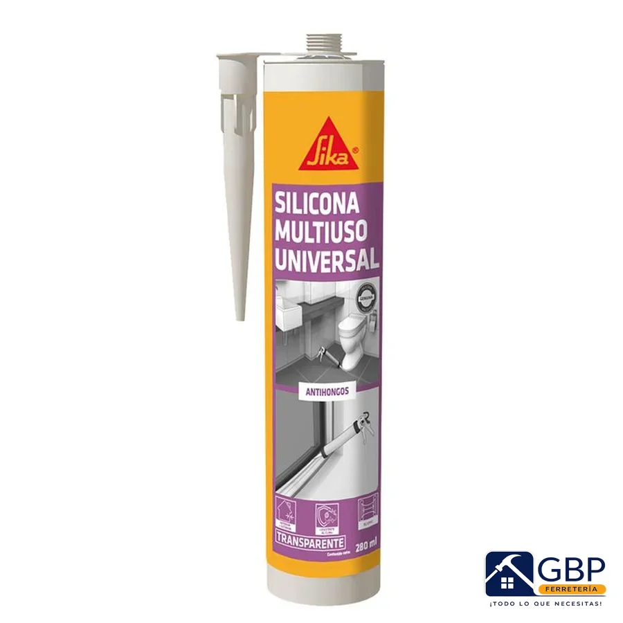 Silicona Transparente 280 ml - Sika