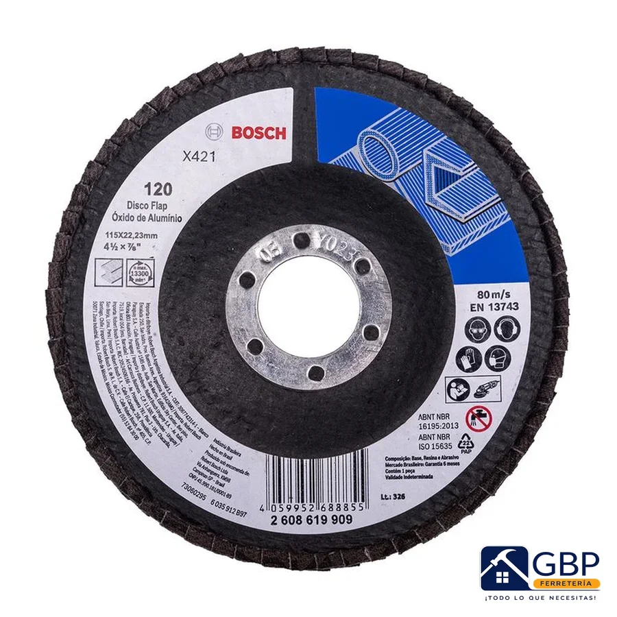Disco Flap 4 1/2" - Bosch