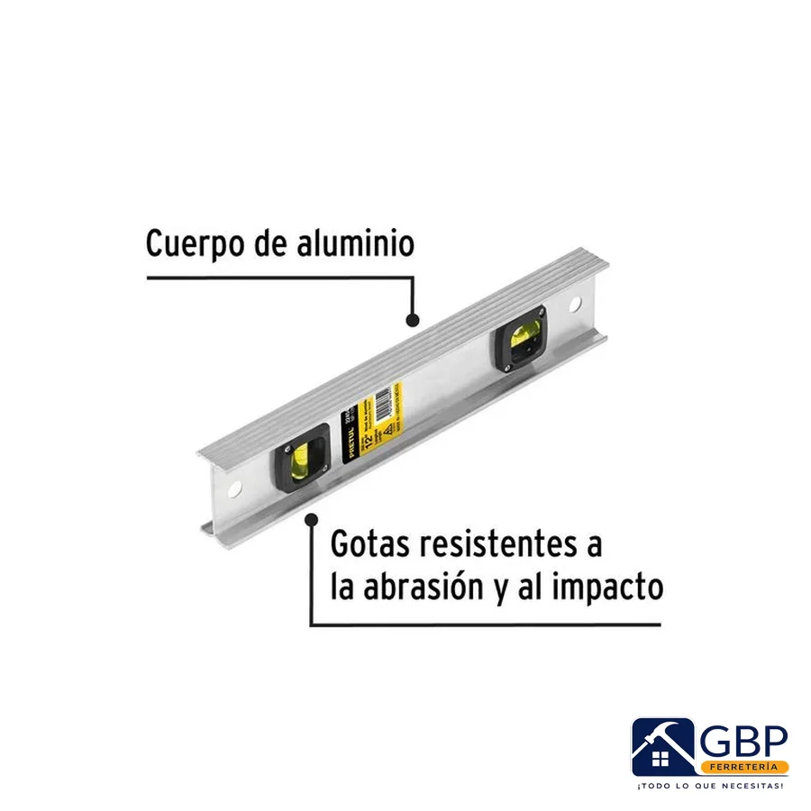 Nivel de Aluminio 12" Económico - Pretul