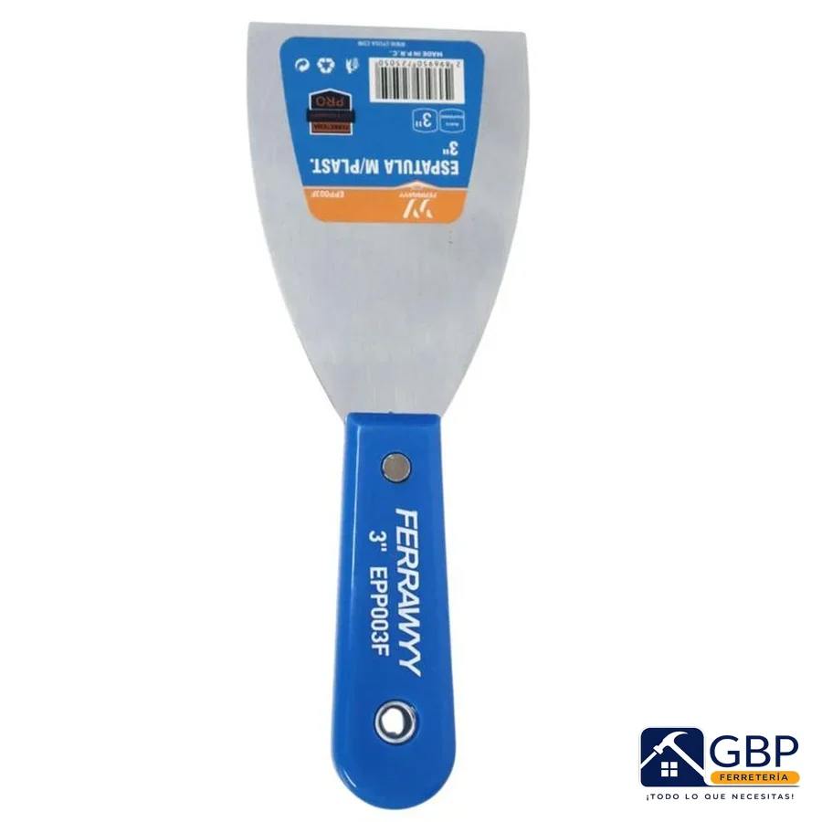 Espátula Metálica 3" Mango Plástico - Genérico