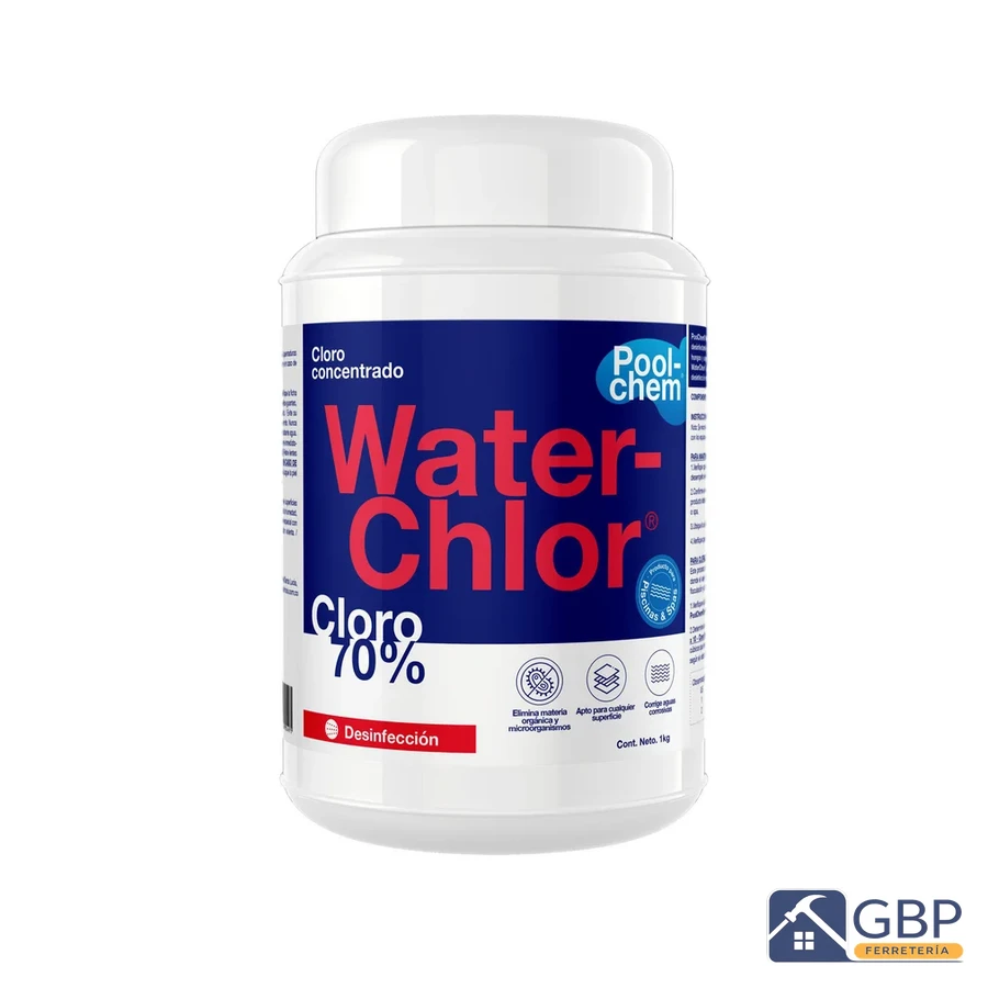 Cloro Granulado 70% x 1kg - Poolchem