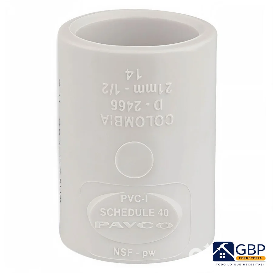 Unión Presión 1/2" PVC - Pavco
