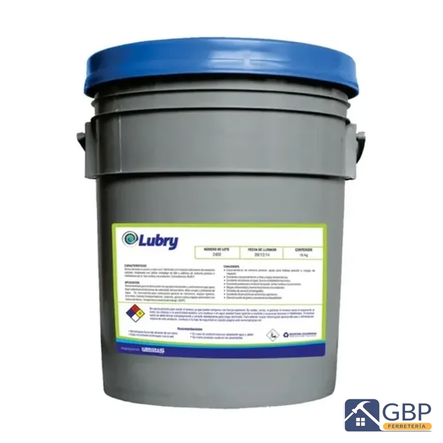 Grasa Compleja de Litio EP2 Balde x 16 Kg - Lubry